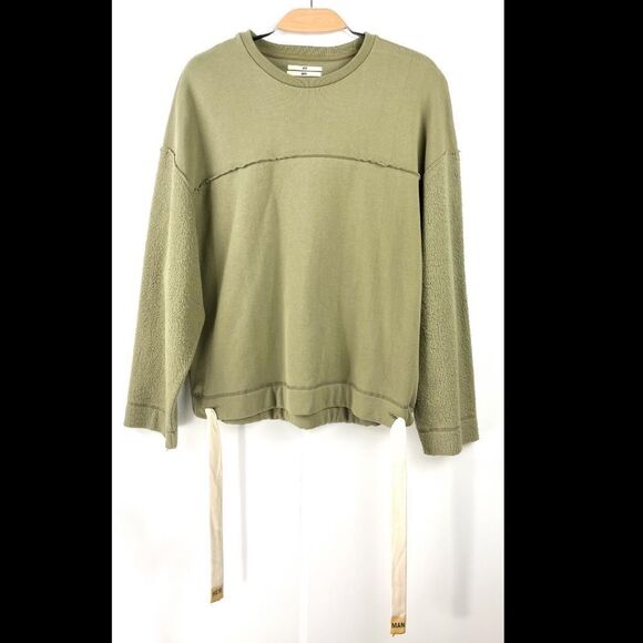 Herman Market Olive Sweatshirt (Like Ambush) Size 1 (LGBTQ) - Picture 2 of 8